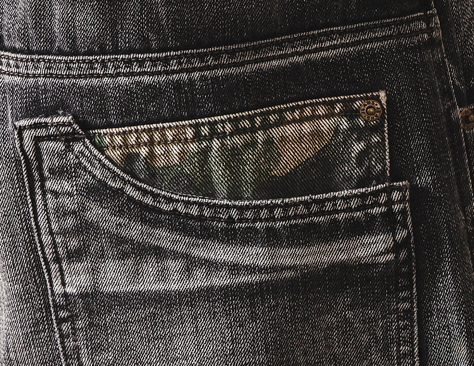 Distressed Black Wash Denim Culotte - Below Knee Baggy Jorts