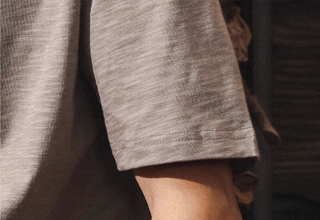Vintage Henley Short Sleeve Tee