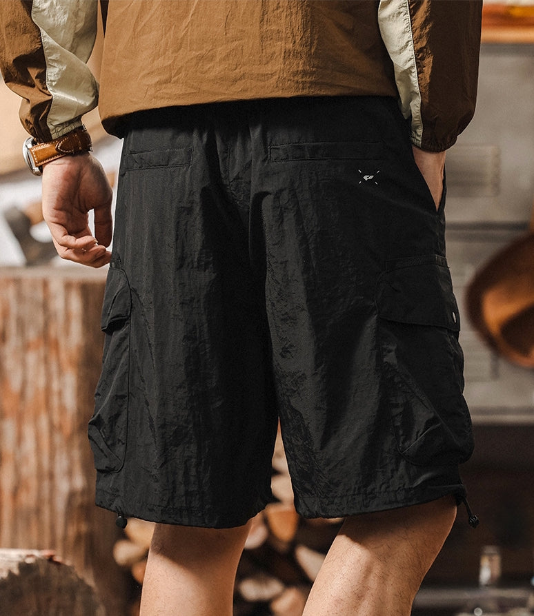 UrbanScout  Cargo Shorts – Midnight Black - Z2025040415_BLACK