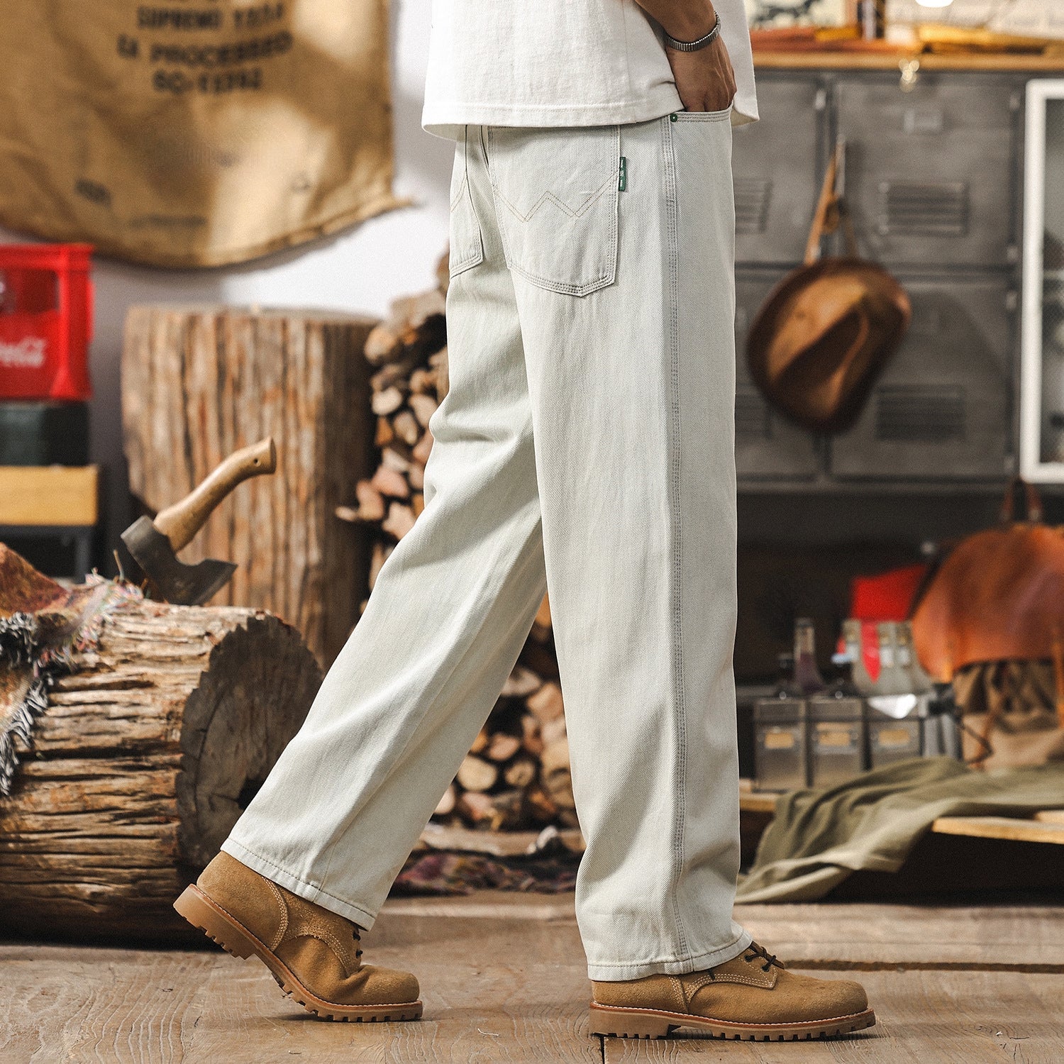 Glacier Stone Relaxed Fit Jeans