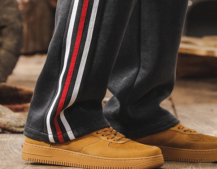 Retro Striped Casual Sweatpants