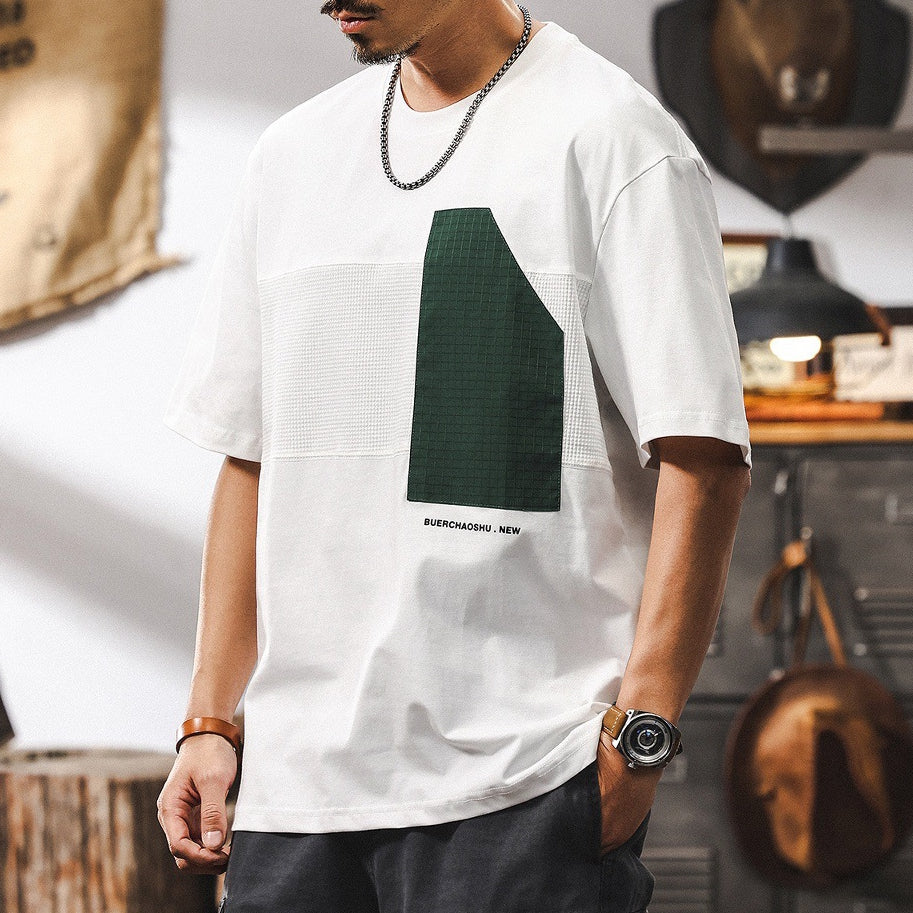 Asymmetry Patchwork Tee