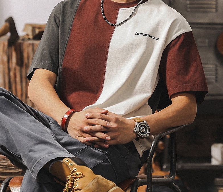 Retro Colorblock Street Tee