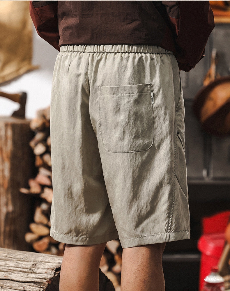 Alpine Drift Utility Shorts – Fog Grey - K202504171558_BEIGE