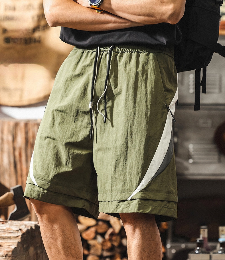 Velocity Track Quick Drying Cargo Shorts – Olive Edition - K202504161024_GREEN