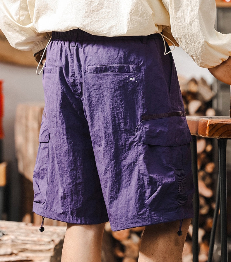 Violet Venture Cargo Shorts - Z2025040415_HIBISCUSPURPLE