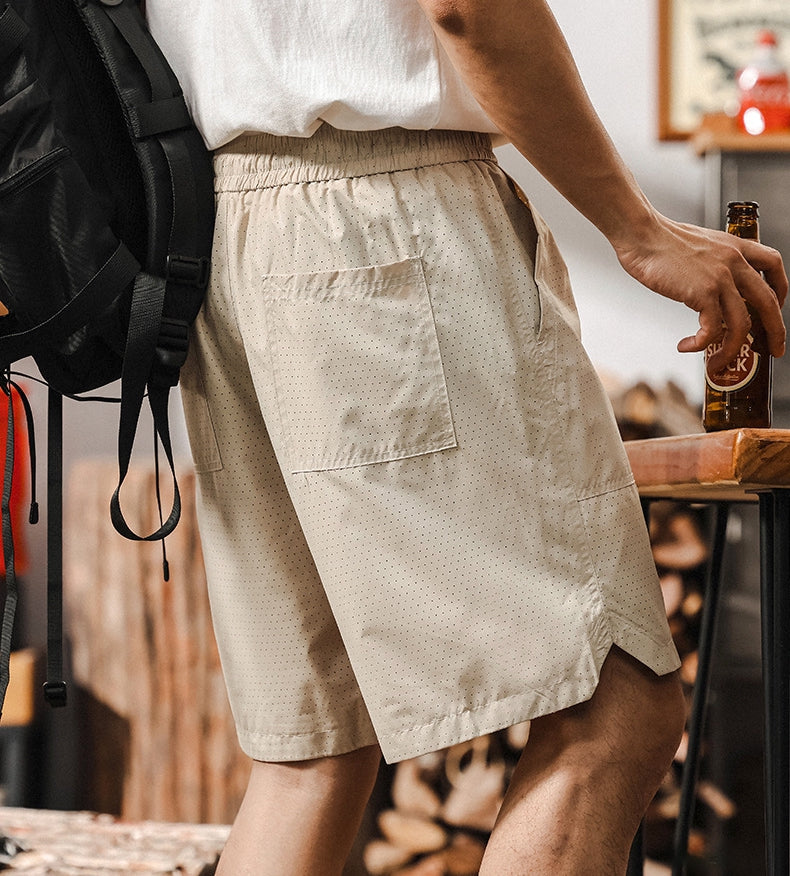 Coastal Breeze Lounge Shorts - Z2025040319_APRICOT