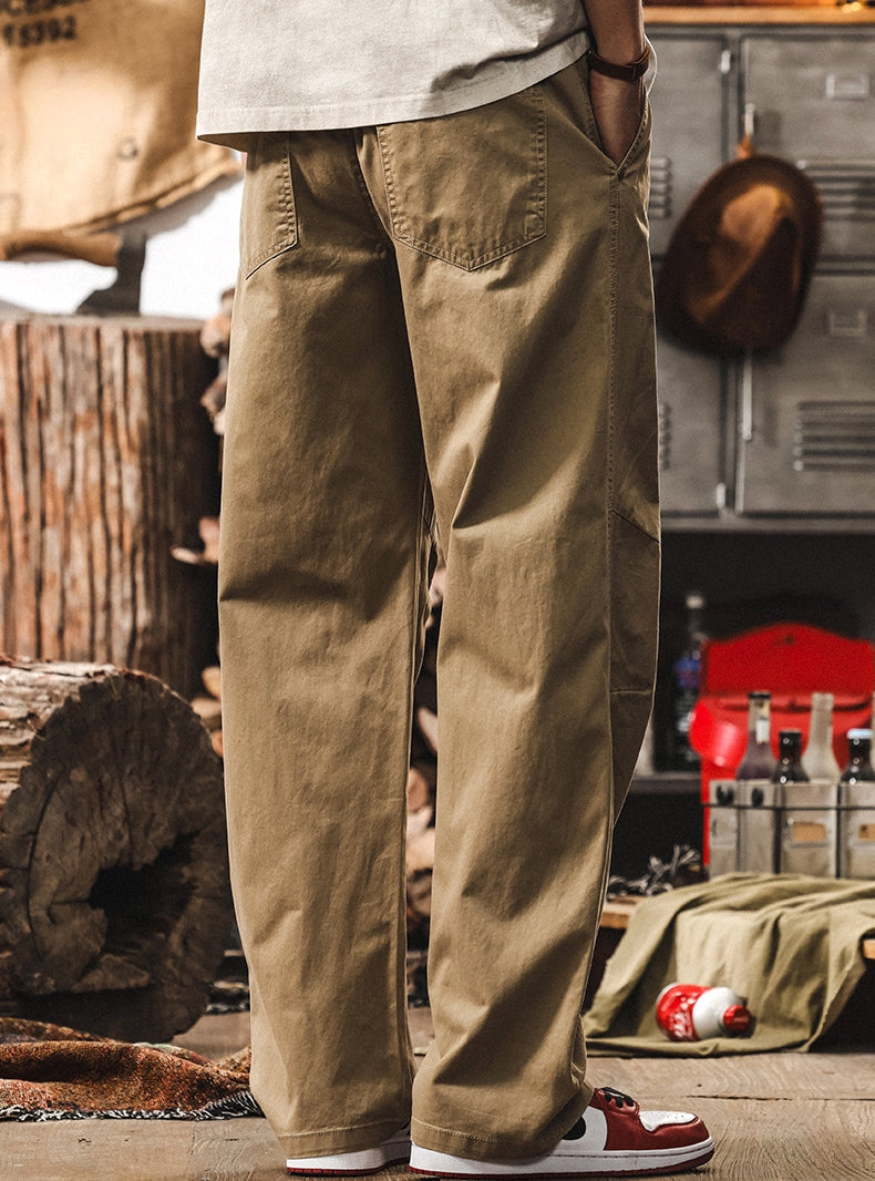 Sandstone Drift Wide-Leg Pants