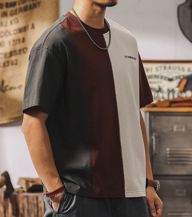Retro Colorblock Street Tee