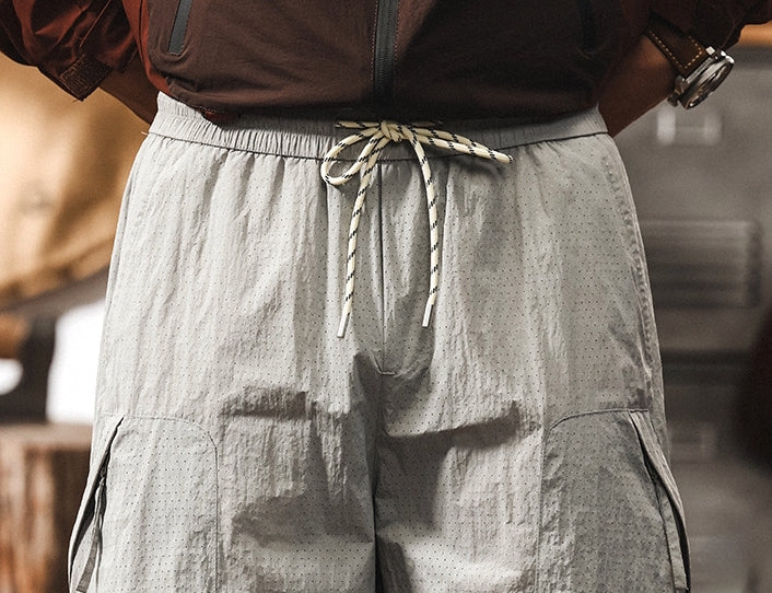 Quick-Drying Hiking Detachable functional Pants in Grey