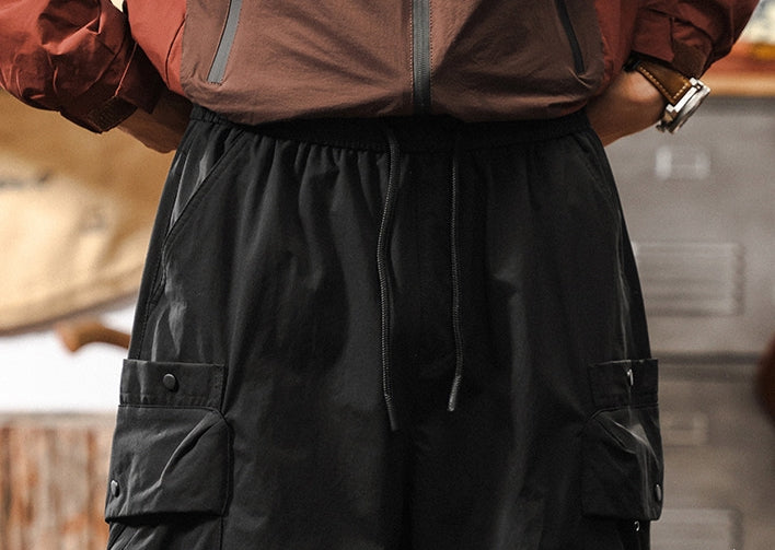 NightOps Cargo Shorts - K202503301347_BLACK