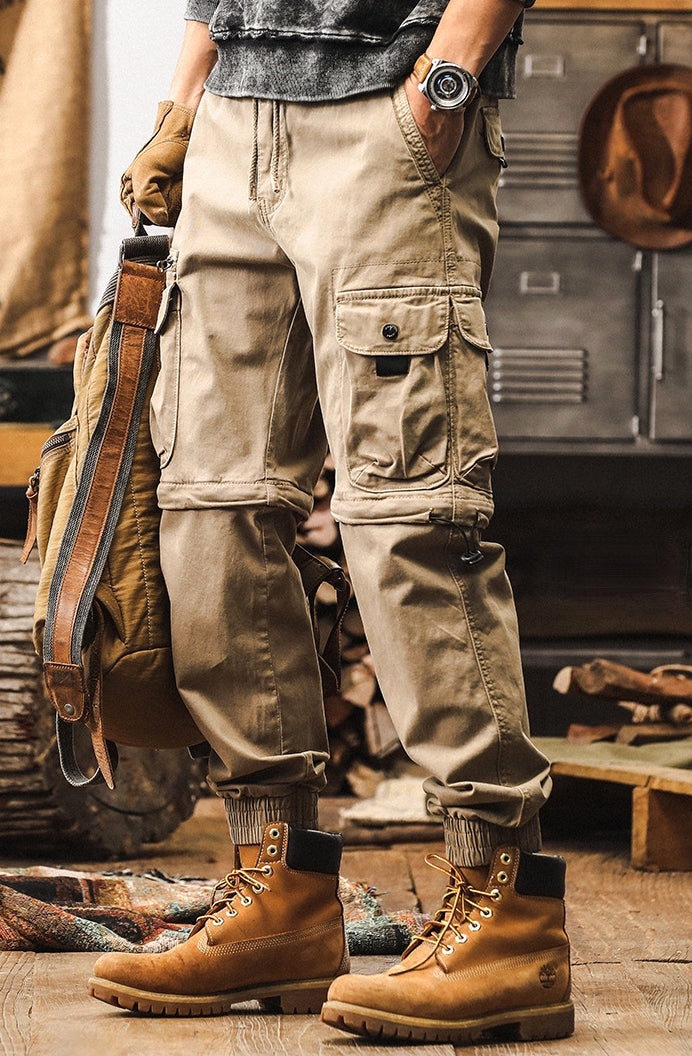 Men's Convertible Tactical Cargo Pants - Main Image