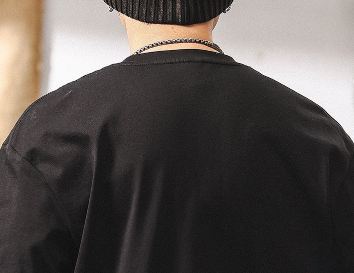 Modern Contrast Patch Tee