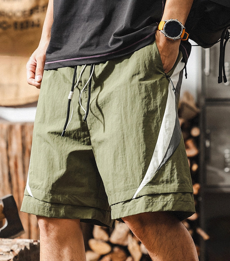 Velocity Track Quick Drying Cargo Shorts – Olive Edition - K202504161024_GREEN