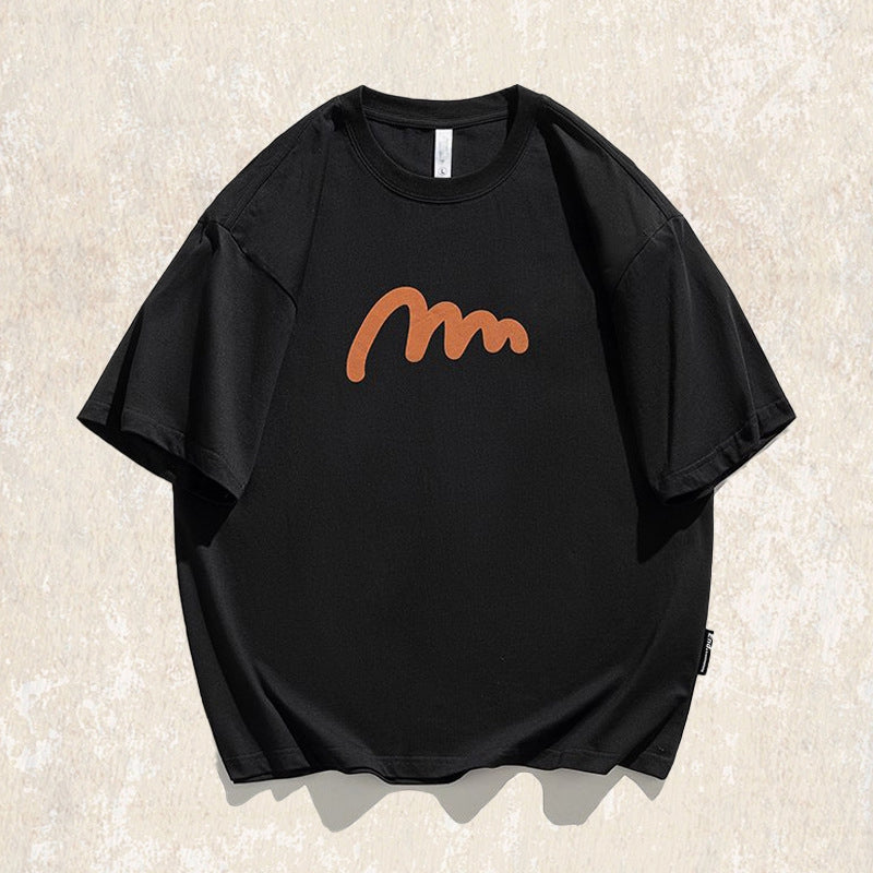 Urban Wave Tee in Navy Blue