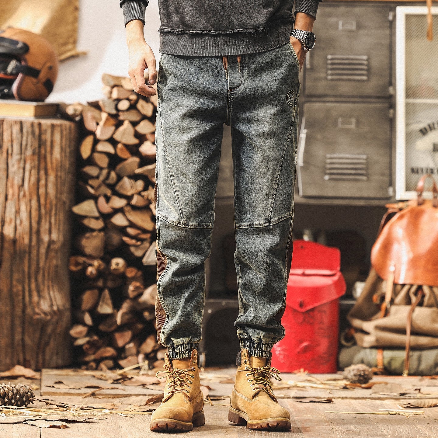 Contour Denim Joggers