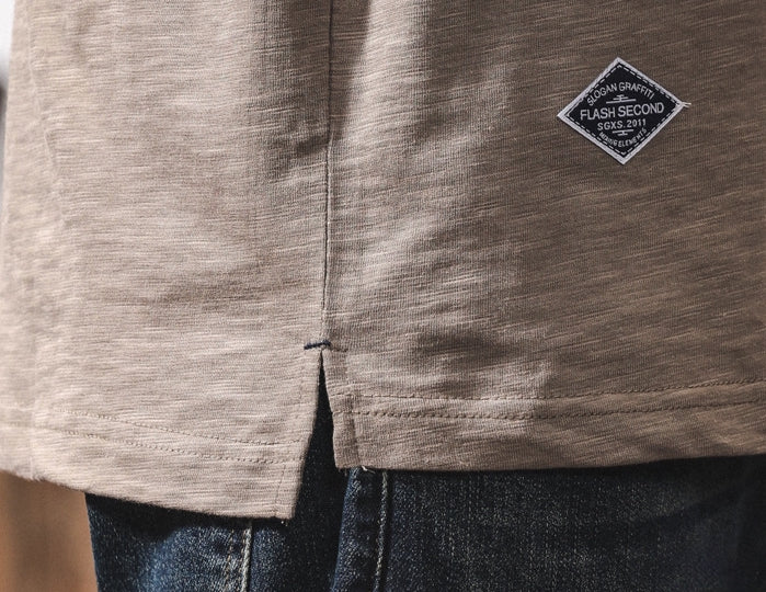 Vintage Henley Short Sleeve Tee