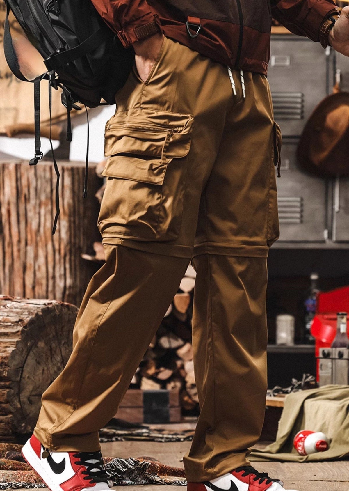 Caramel Cargo Detachable Hiking Trouser