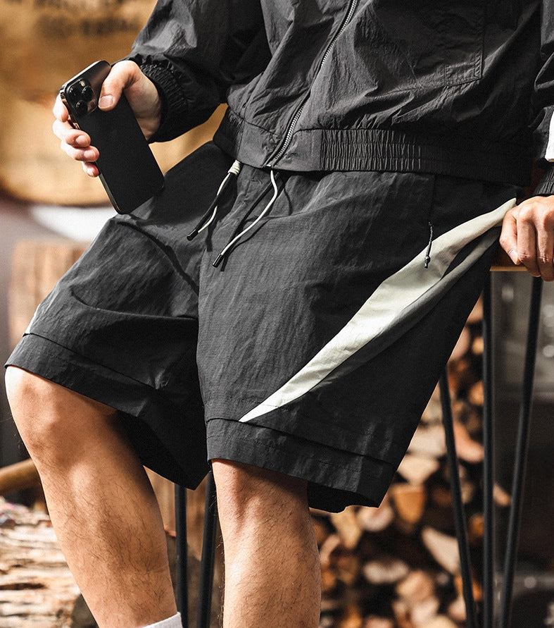 Velocity Track Quick Drying Cargo Shorts - K202504161024_BLACK