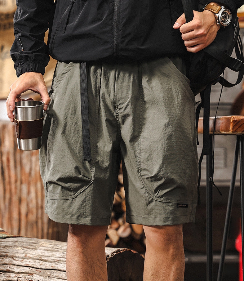 Urban Nomad Tech Shorts - K202503291307_ARMYGREEN