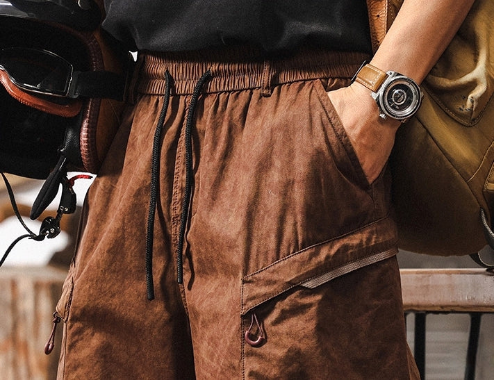 Trailblazer Cargo Shorts – Earth Brown - K202504041506_COFFEE