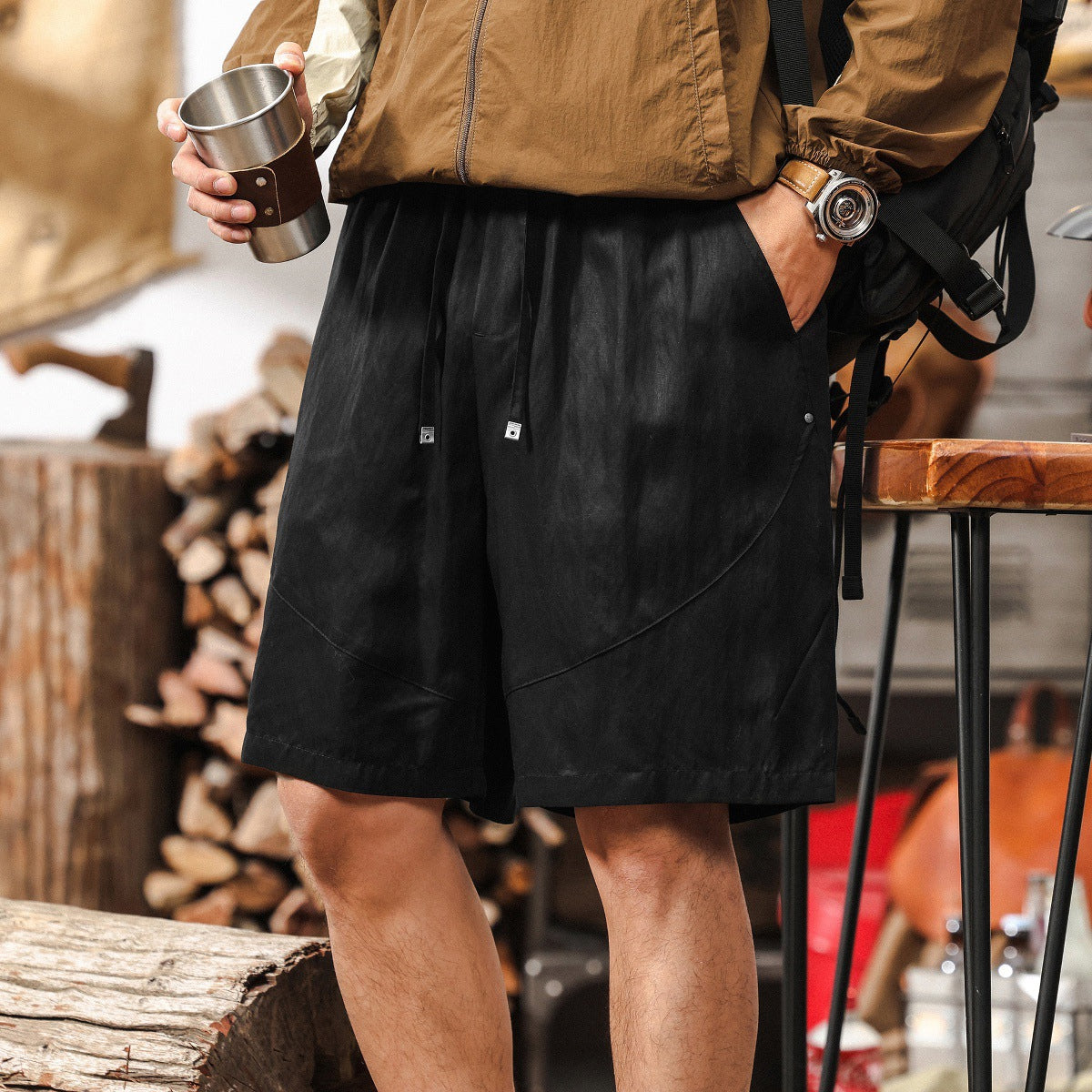 Urban TrekTech Utility Shorts - K202504171558_BLACK