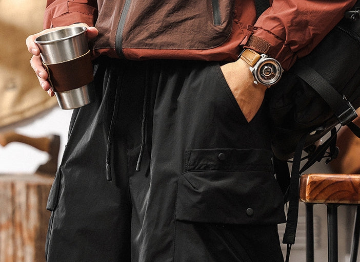 NightOps Cargo Shorts - K202503301347_BLACK