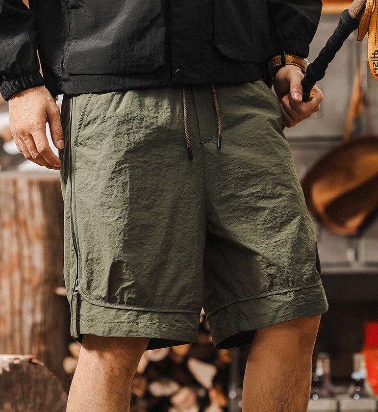 SummitZip Utility Shorts - K202504081214_OLIVE