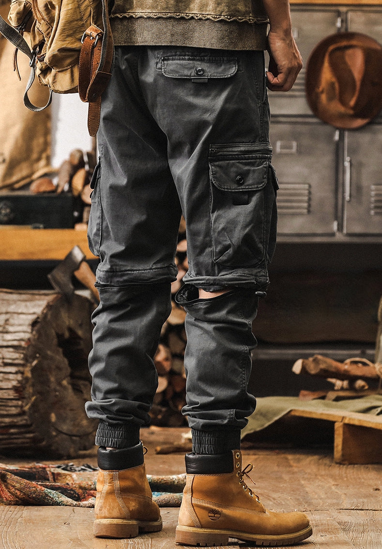 Men's Multi-Pocket Convertible Cargo Pants