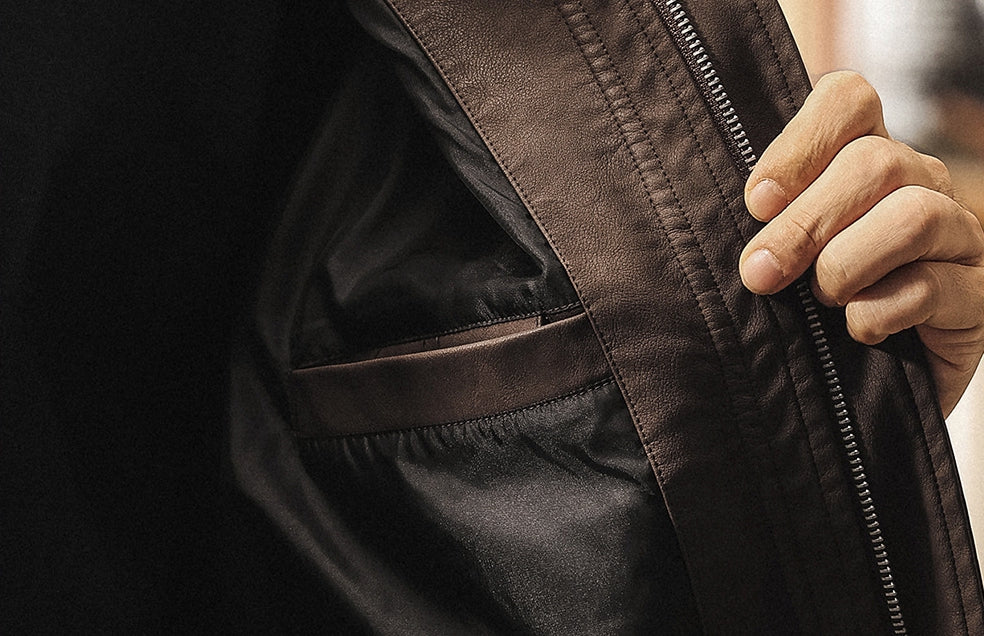 Motorcyclist Leather Jacket