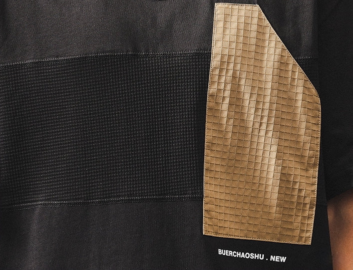Modern Contrast Patch Tee