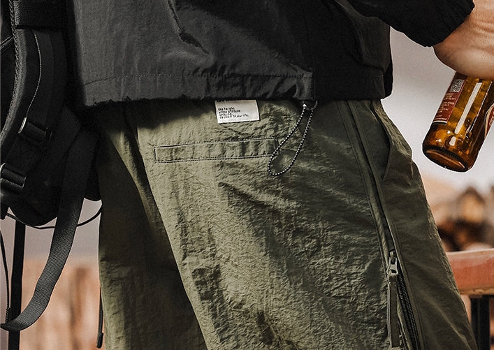 SummitZip Utility Shorts - K202504081214_OLIVE