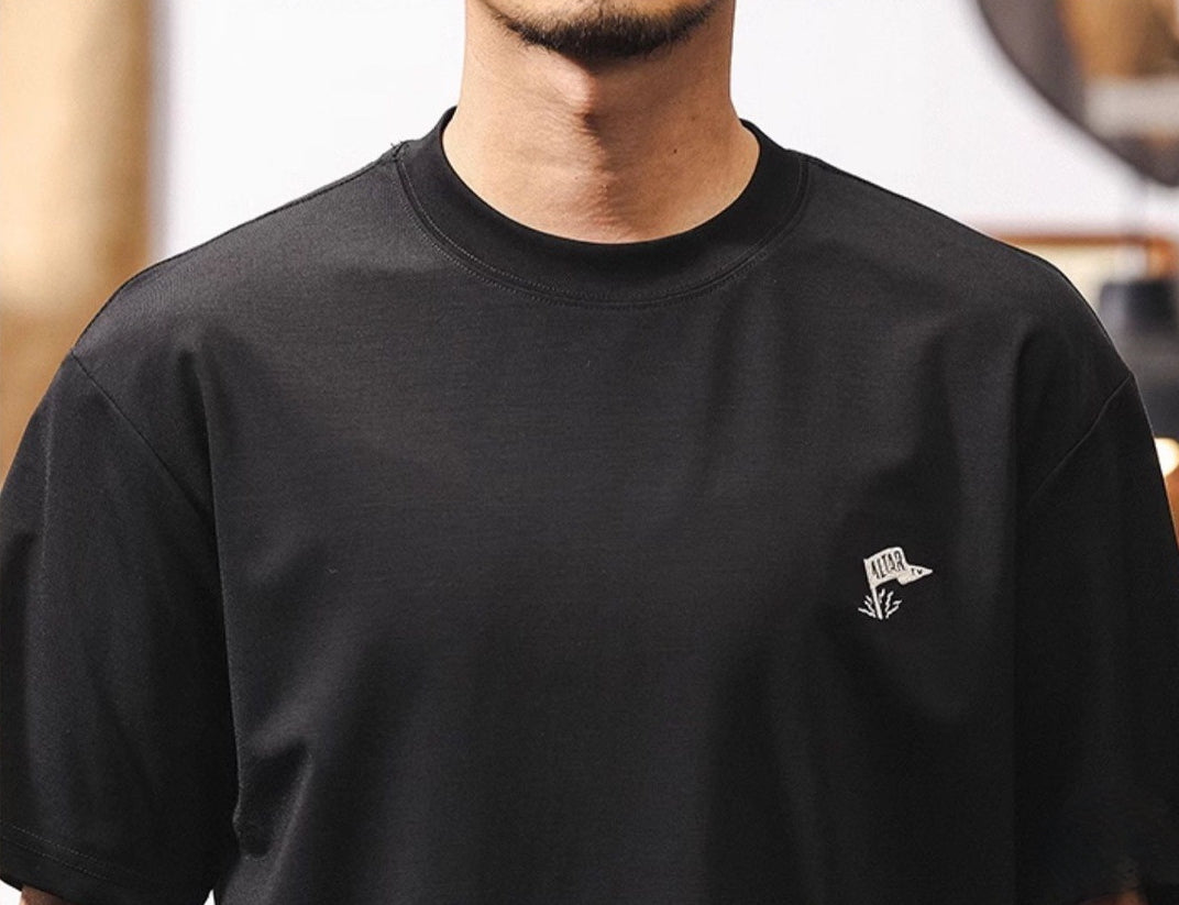 Minimalist Black Oversized Tee