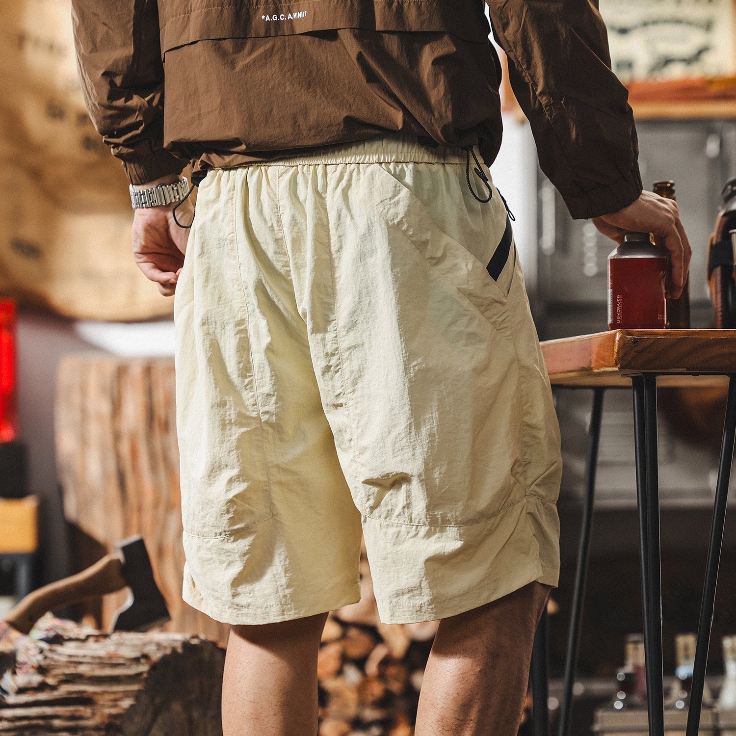 SummitFlex Lightweight Quick Drying Cargo Shorts – Desert Sand - K202504161341_OFFWHITE