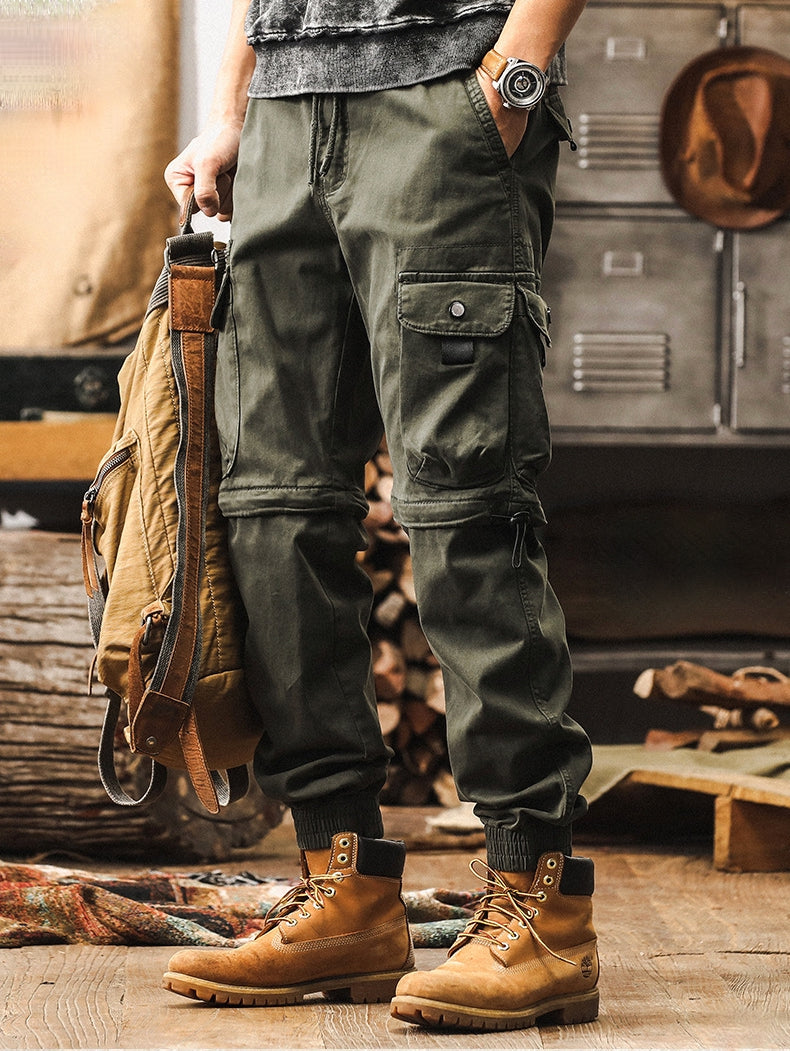 Men's Multi-Pocket Convertible Cargo Pants