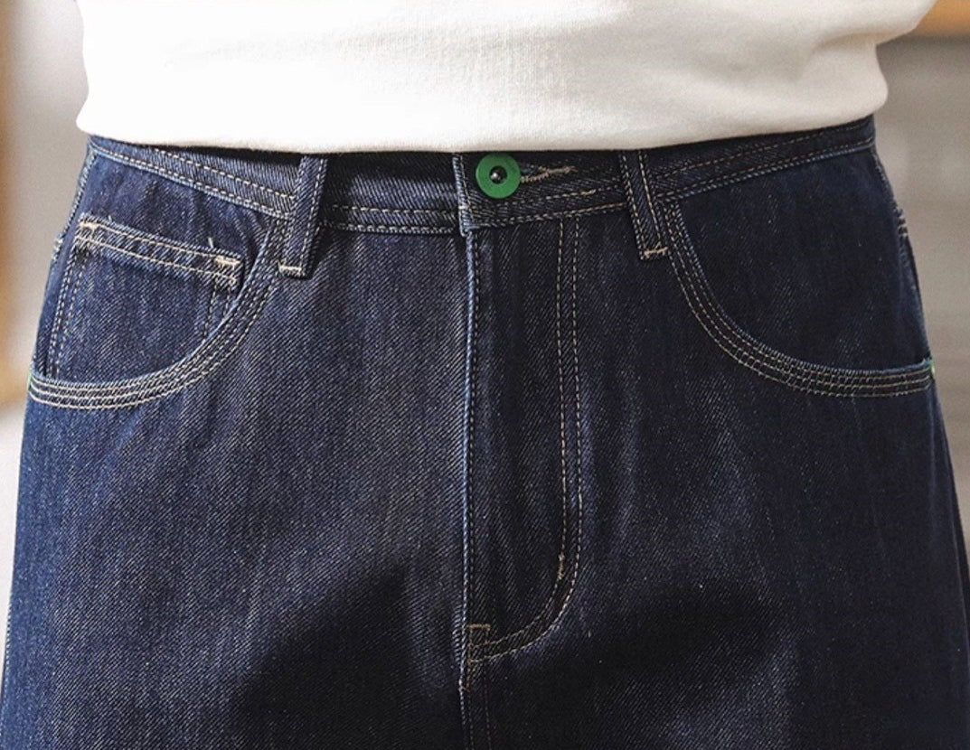 Blue Relaxed Fit Denim