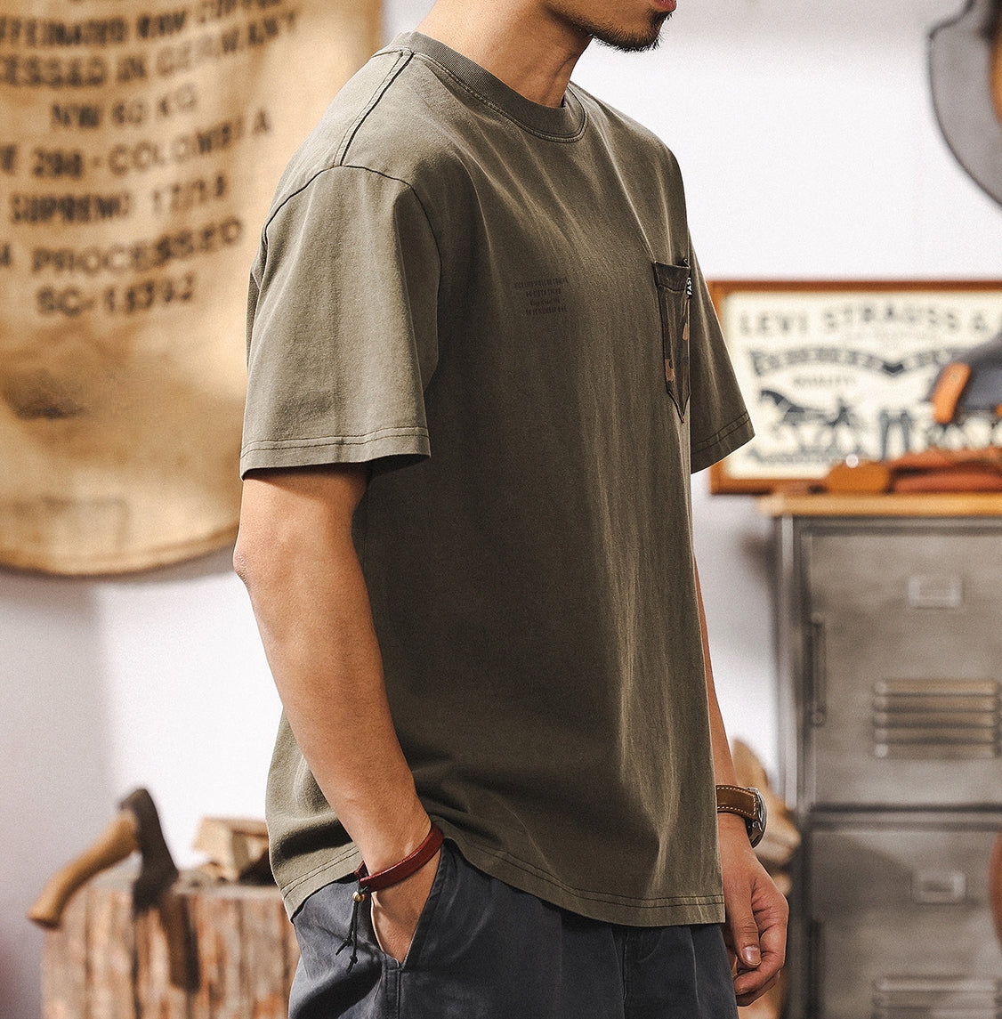 Urban Edge Camo Pocket Utility Tee
