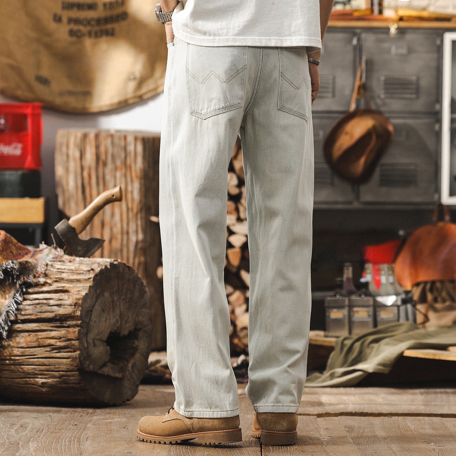 Glacier Stone Relaxed Fit Jeans