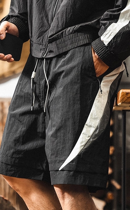 Velocity Track Quick Drying Cargo Shorts - K202504161024_BLACK