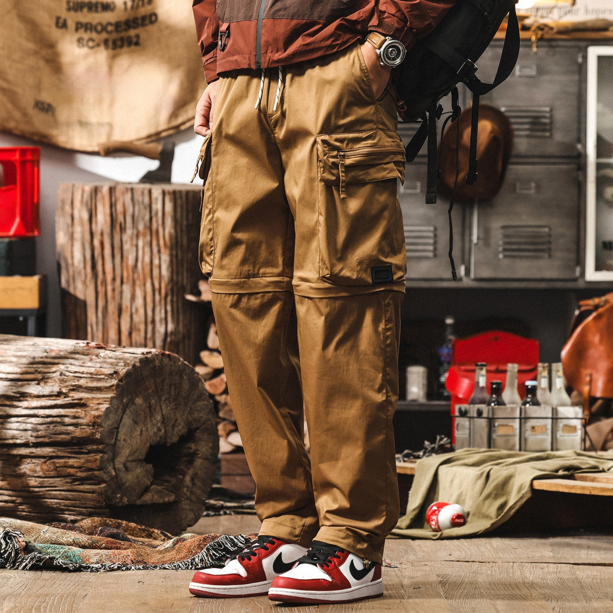 Caramel Cargo Detachable Hiking Trouser