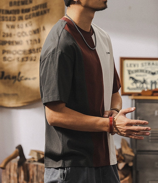 Retro Colorblock Street Tee