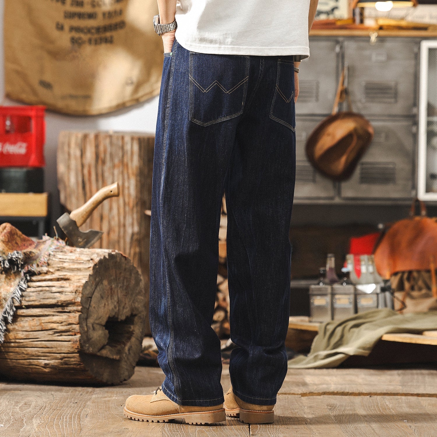 Blue Relaxed Fit Denim