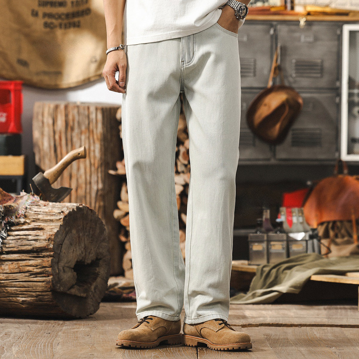 Glacier Stone Relaxed Fit Jeans