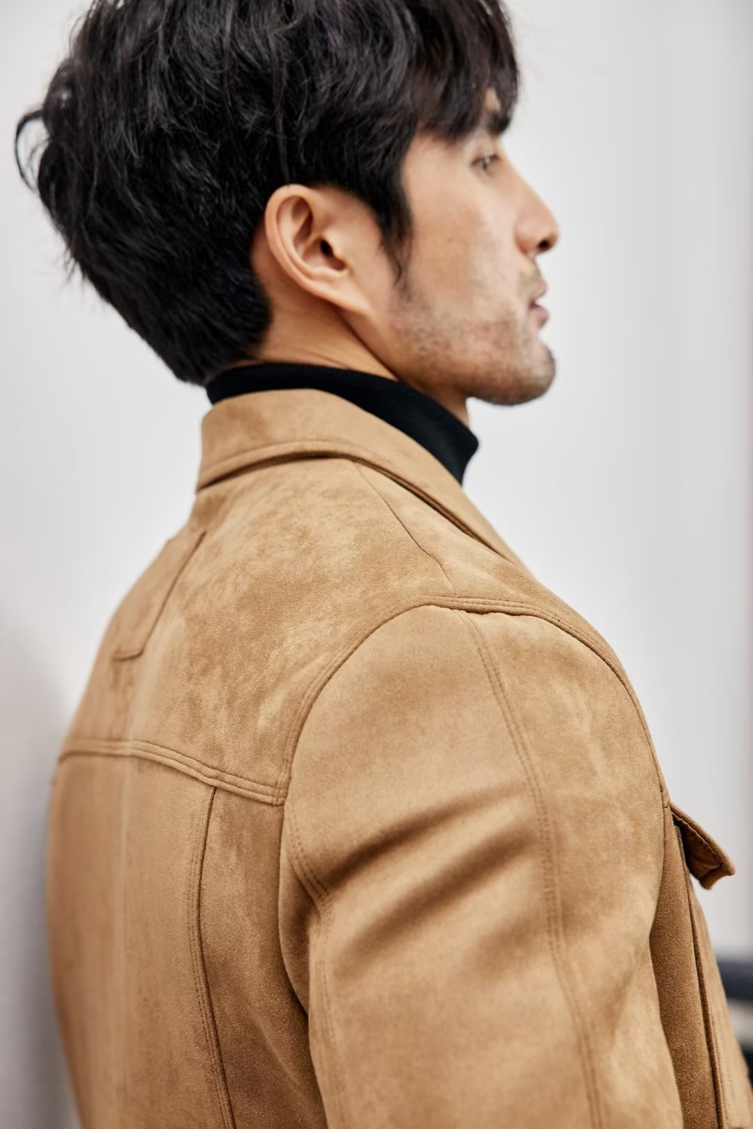 THEND RUGGED SUEDE JACKET- 740629631816_BRO