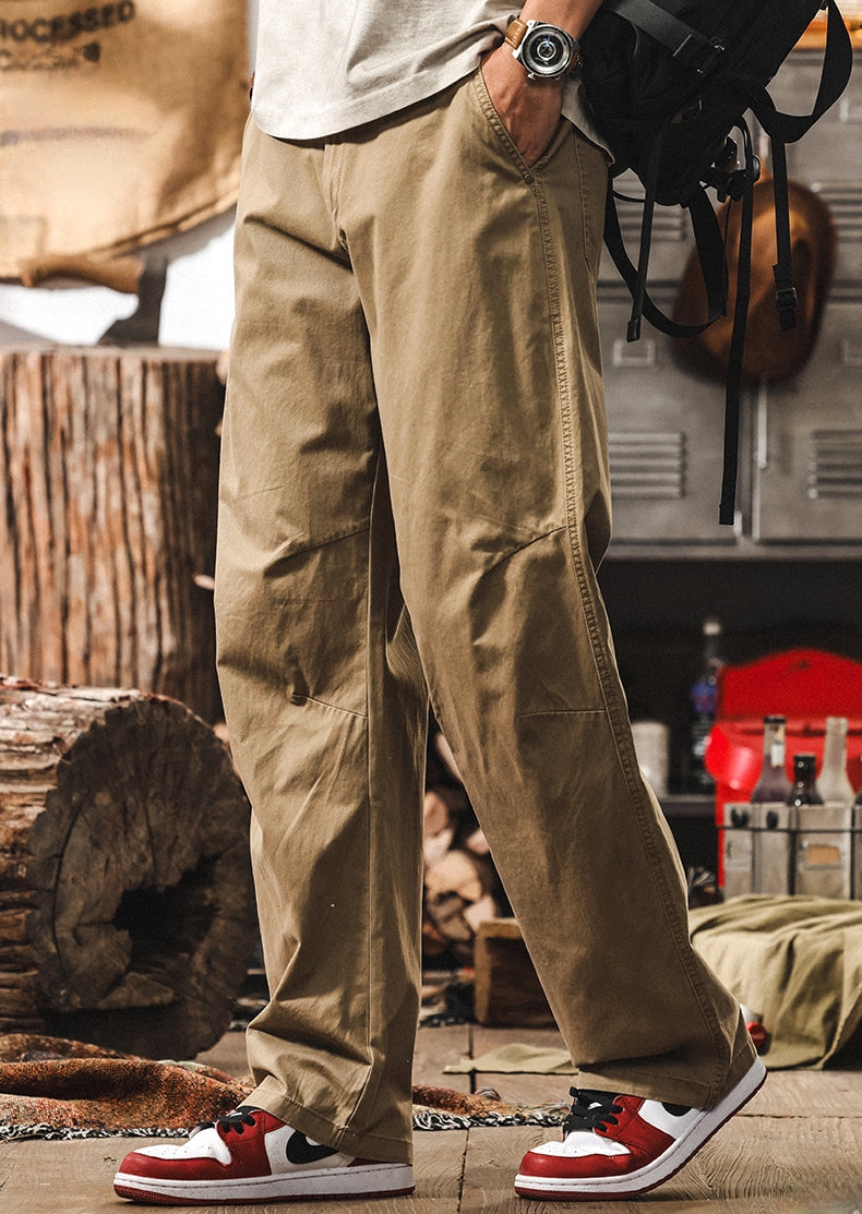 Sandstone Drift Wide-Leg Pants