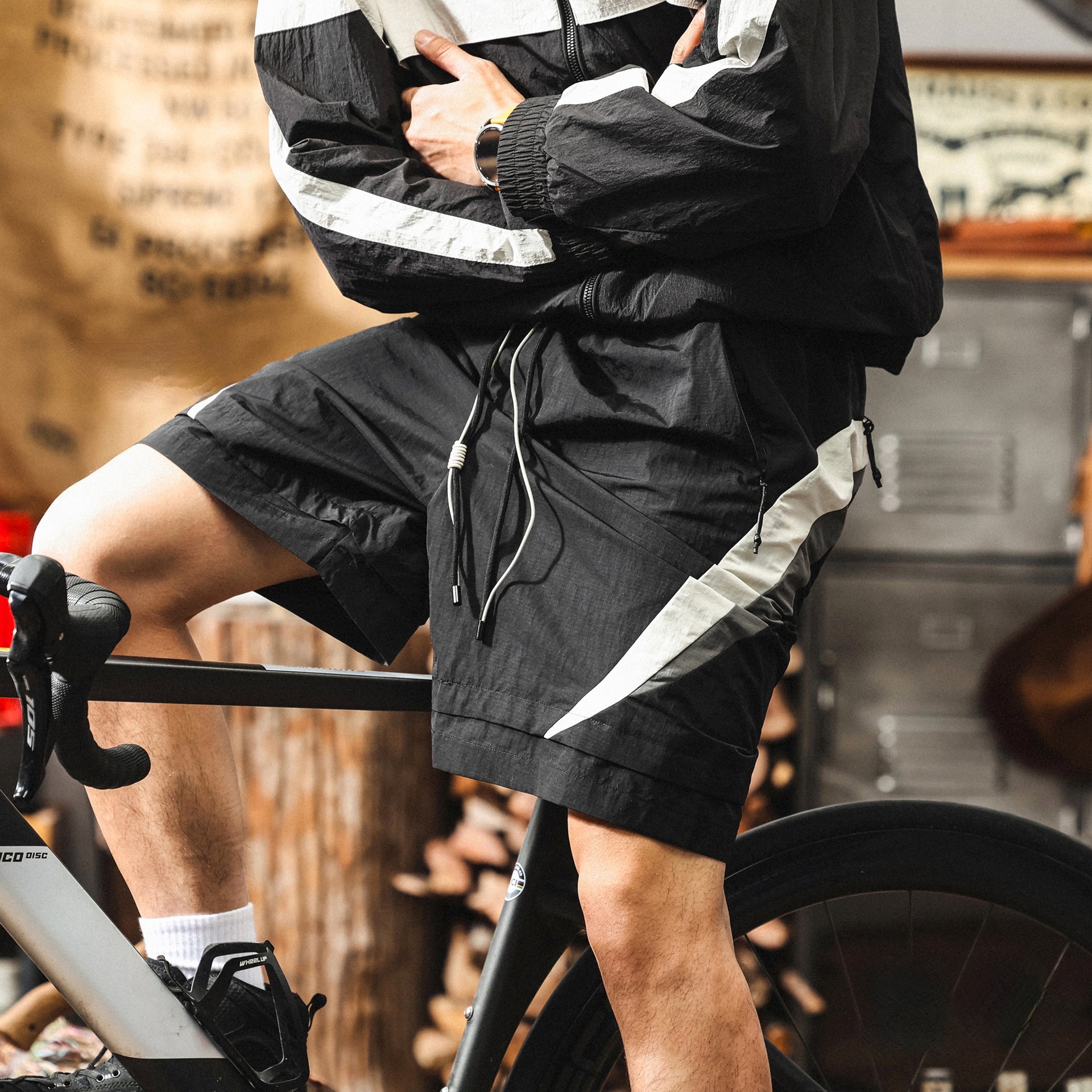 Velocity Track Quick Drying Cargo Shorts - K202504161024_BLACK