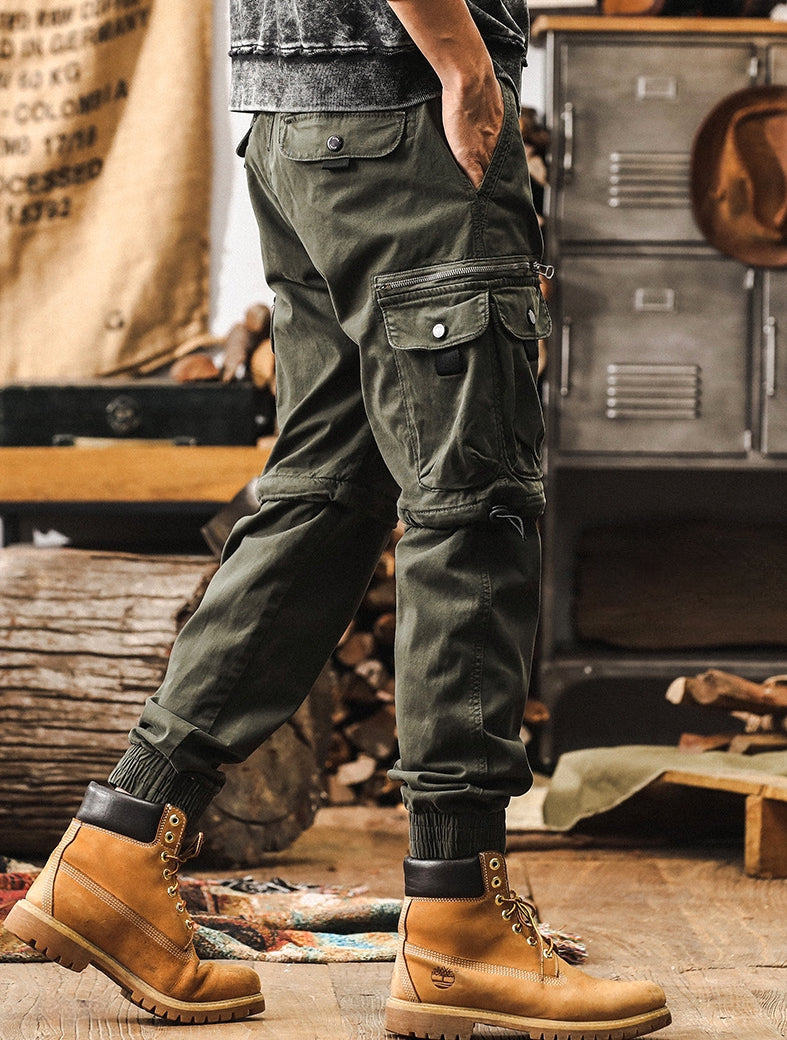 Men's Multi-Pocket Convertible Cargo Pants