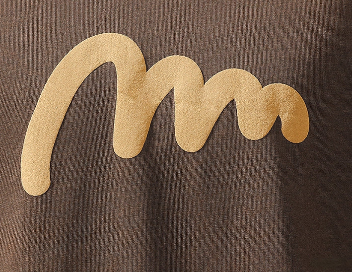 Urban Wave Tee in Coffee Brown