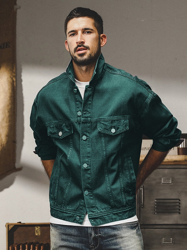 THEND RUGGED COLORED DENIM OVER-SHIRT - 202309140061_FOR