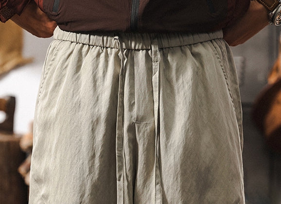 Alpine Drift Utility Shorts – Fog Grey - K202504171558_BEIGE